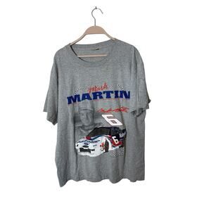 Vintage 1996 Nutmeg Mark‎ Martin Nascar T-Shirt, Mens XL L